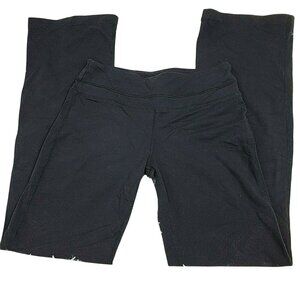 Prana Yoga Leggings Black Boot Cut Wide Leg Pants Flared Size Small EUC NICE!